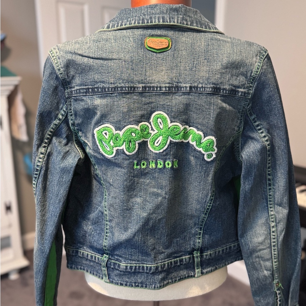 Pepe Jeans Y2K era Denim Jacket with tags